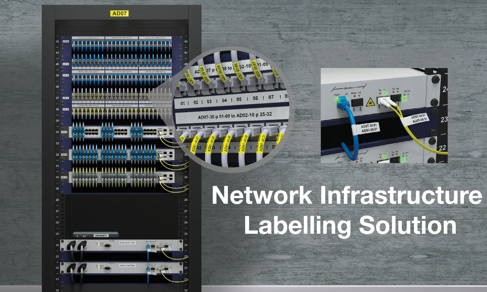Network Infrastructure Labelling Solution