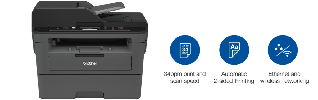 Brother multifunction laser printer DCP-L2550DW